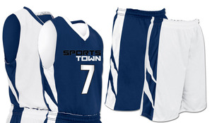 2018 Custom Men's Basketball Jersey Shorts High Quality White Uniform Wear Printed Sets with Latest Design and Logo - Product Image 3