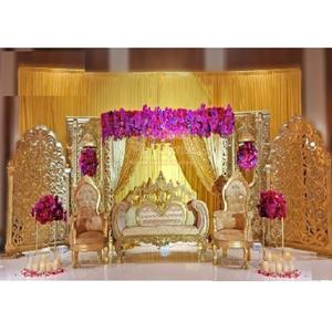 Decoración de Escenario para Bodas al Estilo Indio Tamalí, Decoración de Escenario del Sur de la India, Decoración de Escenario para Bodas Tradicionales Indias, Decoración Australia - Product Image 1