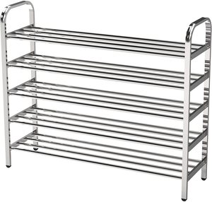 5-Tier Metal Iron Tower 30-Pair <b>Shoe</b> <b>Storage</b> Organizer Durable Entryway Shelf Cabinet Multiple Designs Cheap Living Room Hotel - Product Image 4