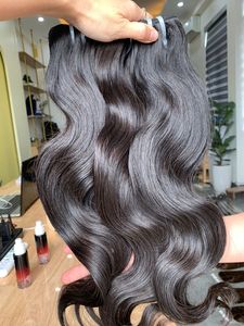 Cabello Humano Virgen Remy Ondulado HD para Cierre, Trama Simple, Trama Vietnamita a Máquina, Trama Simple o Doble, Color Natural - Product Image 6