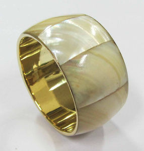 Soporte de nácar y anillo para servilletas, tamaño personalizado, mejor pieza y diseño para forma redonda en venta - Product Image 3