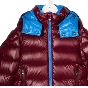 Veste d'hiver de haute qualité pour filles, courtepointe marron avec logo personnalisé, fermeture à glissière en polyester imperméable de grande taille - Product Image 5