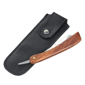 Estuche para Navaja de Afeitar Vacío con Logotipo Personalizado, Estuche de Cuero PU para Uso de Barbería, Fabricado por Life Care Instruments - Product Image 5