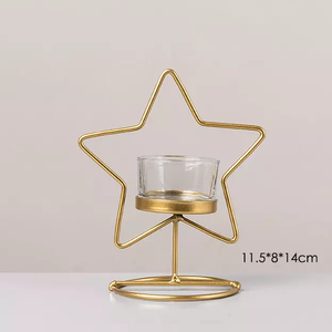 Support de bougie en fil métallique, vintage - Product Image 4