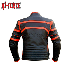 Vestes de motard classique pour femmes de haute qualité Veste de moto en cuir de marque personnalisée - Product Image 4