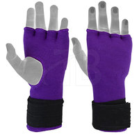 Enveloppes élastiques pour les mains en néoprène de meilleure qualité avec rembourrage intérieur en gel MMA et bandages de boxe