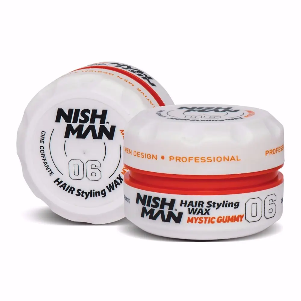 Paraben Free Professional Nishman Hair Styling Wax Mystic Gummy 06 For A Good Day Hair
