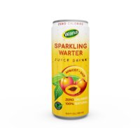 100% Natuurlijk Gesteriliseerd Calorievrij Sprankelend Perzik-Lime Frisdrankje 320ml Geblikte Verzamelde Kleurstof Gezonde Suiker-Vrije Drank Halal