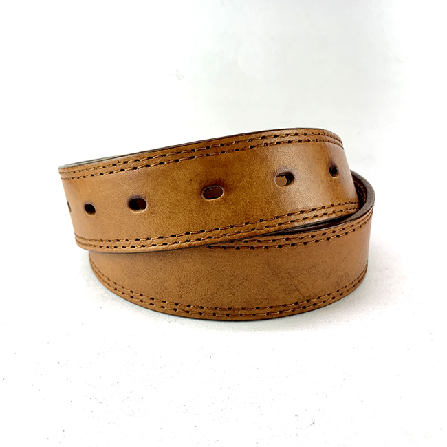 Мягкая на ощупь швейная линия цвета хаки кожаный ремень в 35 мм индивидуальные ремни