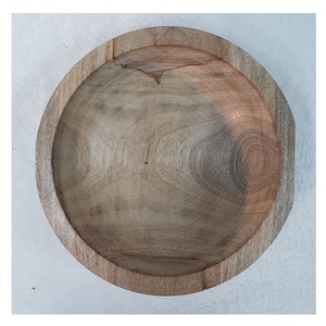 Bols en bois personnalisés faits à la main de qualité Unique bol poli en bois bol en bois pour fruits et salades bol de service en bois pour hôtel et restaurant - Product Image 2