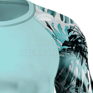 Nueva Llegada 2025, Camiseta de Protección Solar para Hombre de Alta Calidad, Transpirable, de Spandex/Poliéster, Tallas y Colores Personalizables, Servicio OEM al por Mayor - Product Image 3