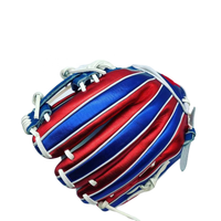 Guante de entrenamiento de béisbol de Softball para jóvenes, guante de piel sintética profesional con logotipo de diseño personalizado, OEM, la mejor calidad