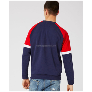 KISSM8 sudadera informal de invierno para hombre de alta calidad azul 100% algodón logotipo personalizado bordado patrón sólido Sudadera con capucha de talla grande - Product Image 5