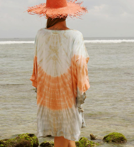 เสื้อคลุมแขนสั้นผ้าเรยอนสำหรับผู้หญิง,เสื้อคลุมกันลมแบบหลวมน้ำหนักเบา - Product Image 2