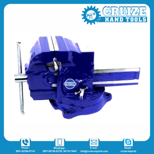 Tornillo de Banco de hierro resistente con base giratoria Herramienta industrial de hierro fundido - Product Image 2