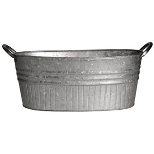 Planteur de jardin galvanisé pour jardin, poignée avec corde, Design tendance, porte-plante, Pot pour plantes, nouveautés - Product Image 6