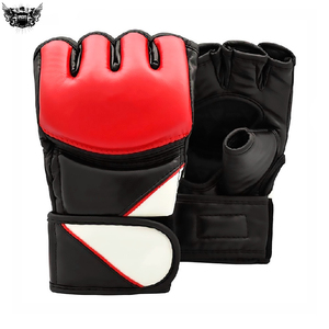Vente en gros de gants demi-doigts légers en cuir PVC pour MMA et boxe Meilleure vente - Product Image 3