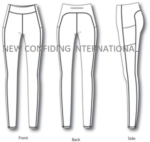 Leggings d'équitation pour femmes, collant d'équitation, de haute qualité, 2 pièces - Product Image 4