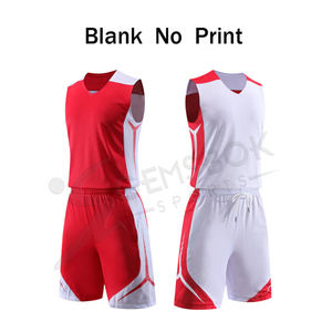 ชุดเครื่องแบบบาสเก็ตบอลสำหรับผู้ชายชุดบาสเก็ตบอลสามารถใส่กลับด้านได้ตามต้องการมีลายพิมพ์โลโก้แห้งเร็วระบายอากาศได้ดี - Product Image 6