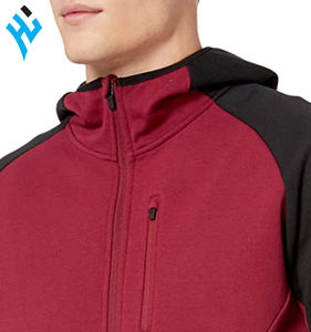 2025 Vêtements de rue vierges Sweat à capuche pour hommes Sweat à capuche à panneau en gros personnalisé pour hommes - Product Image 3