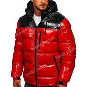 Blouson décontracté en coton pour hommes, tenue avec fermeture éclair, à la mode, pour automne et hiver, chaud, à bulles - Product Image 4