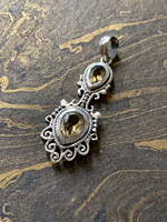 Pendentif en rubis à deux pierres, filigrane, design ethnique féminin, argent sterling 925, qualité extrême, bijoux pour toutes occasions, vente en gros Inde