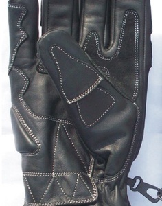 Gants de moto d'été en cuir véritable de qualité supérieure, respirants, à doigts entiers, avec revêtement en polyuréthane, modèle MRW-531 - Product Image 4
