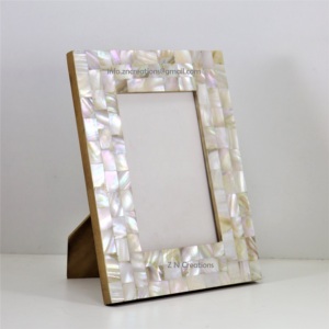 Handmade Mother Pearl Photo <b>Frame</b> High Quality Canvas Picture <b>Frame</b> MOP Wood Board 4x6 Size Metal Colorful MOP Photo <b>Frames</b> - Product Image 5
