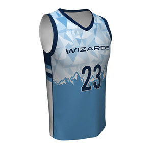 Uniforme de Baloncesto con Logotipo Personalizado OEM / Uniforme de Baloncesto Digital de Último Diseño / Uniforme de Baloncesto de Tela de Poliéster - Product Image 1
