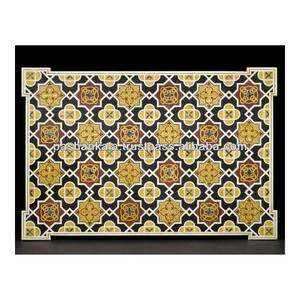 Pietra Dura Marble Stone Inlay Handcrafted <b>Table</b> Tops - Product Image 1