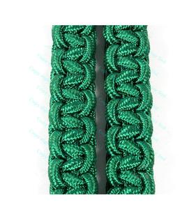Cordón de hombro trenzado doble de nailon verde cómodo personalizado para uso ceremonial - Product Image 2
