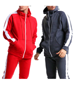 tracksuit for men slim fit boys kids velvet custom joggers sports velour unisex soccer wholesale two piece men's tracksuits set - Product Image 1