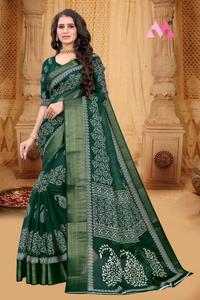 Indien Katan Saree dernier concepteur fête porter mariage dames femmes porter Georgette soie broderie travail Sari avec Blouse Alphanumero - Product Image 2