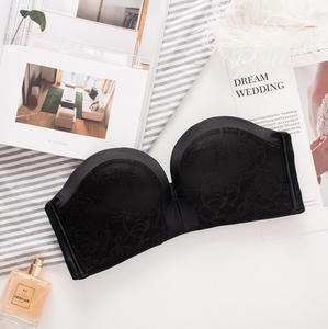 <span class=keywords><strong>Reggiseno</strong></span> a <span class=keywords><strong>Mezza</strong></span> <span class=keywords><strong>Coppa</strong></span> Senza Spalline per Abiti da Sposa, Bralette Push-up, Intimo Sexy con Ganci Posteriori, Senza Ferretto, in Pizzo, Pezzo Unico - Product Image 5