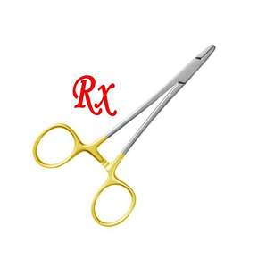 Soportes de agujas manuales Derf de alta calidad Instrumentos quirúrgicos hechos de acero y carburo de tungsteno ISO 13485 Certificado CE Clase I - Product Image 1