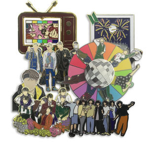 Лидер продаж на заказ, популярная эмалированная булавка, брошь из Китая оптом, эмалированная булавка kpop idol, булавка для лацкана - Product Image 1