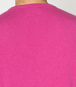 Abbigliamento uomo all'ingrosso puro cashmere maglione girocollo blu pullover uomo per l'inverno - Product Image 6