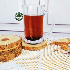 Décoration de fête de mariage, ensemble de 6 sous-verres en bois rustiques écologiques, design écorce, accessoires de table - Product Image 3