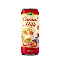 Lait de céréales délicieux avec saveur de chocolat 500ml peut Fabricant de marque privée OEM