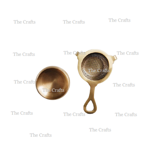 Chất lượng tốt nhất Brass lưới dây màu vàng trà lọc cho trà sữa và cà phê Tea Infuser với giá cả cạnh tranh - Product Image 6