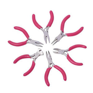 Mini pinces à bijoux professionnelles, 6 pièces, Micro ensembles en acier inoxydable, outil pour la fabrication de bijoux, meilleure pince pour bricolage - Product Image 6