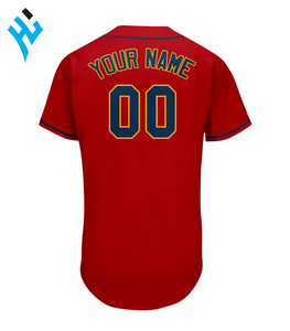 Maillots de Baseball à col en v pour hommes, Service OEM, équipe de pratique personnalisée, vente en gros, fabricant, nom de l'équipe sublimé, maillots de Baseball - Product Image 4