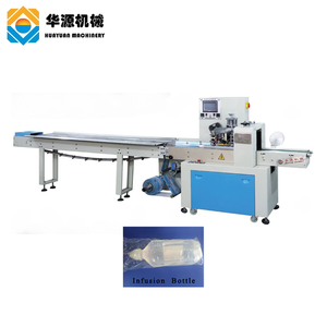HUAYUAN KD260D Botella de infusión automática de alta velocidad Tubo <span class=keywords><strong>Transfusión</strong></span> Aguja Almohada Tipo Máquina de embalaje de flujo - Product Image 1