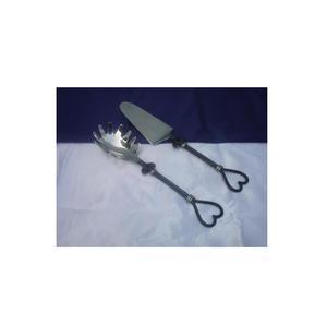 Serveur à salade à poignée de conception de coeur de luxe moderne de qualité supérieure Vantage Offre Spéciale pour la décoration de la maison et le désherbage de cuisine - Product Image 1