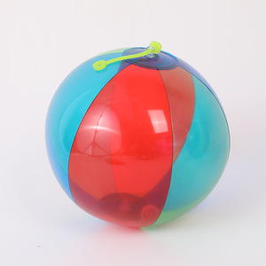 PVC Inflatable Beach <strong>Ball</strong> Luminous Racket <strong>Ball</strong> Children Toy <strong>Flashing</strong> <strong>Ball</strong> With Lanyard Hole - Product Image 2