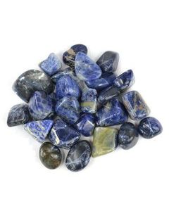 หินคริสตัลบำบัดสีฟ้าหินผลึกขัดเงาหินก้อนใหญ่หินกรวดไม่เรียบ - Product Image 4