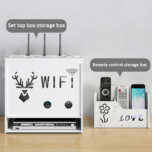 Enchufe de escritorio de plástico, enrutador Simple moderno, caja de almacenamiento inalámbrica, <span class=keywords><strong>Wifi</strong></span>, gran oferta - Product Image 3