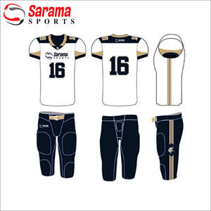 Uniformes de fútbol americano Venta de rebajas Uniformes de camiseta de fútbol americano clásico sublimado, - Product Image 2