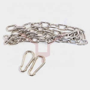Arnés de cabeza para levantamiento de pesas, herramienta para gimnasio, cuello, con cadena de acero - Product Image 4