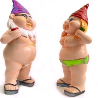 Hars Naked Gnome, Tuin Beeldje.